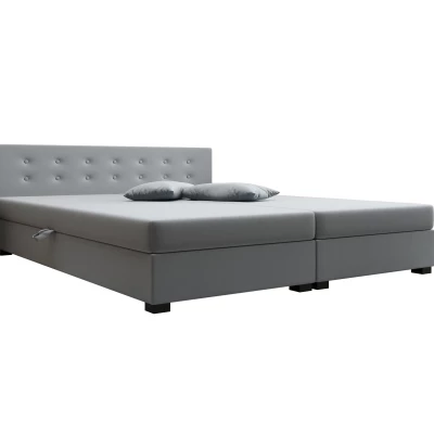 Manželská posteľ 160x200 AJKA DOUBLE 1 - modrošedá