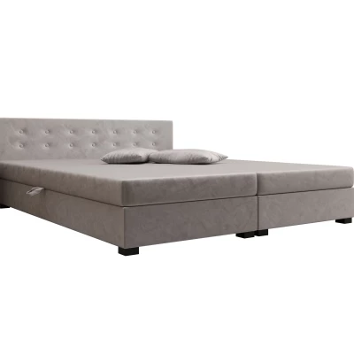 Manželská posteľ 160x200 AJKA DOUBLE 1 - svetlo šedá