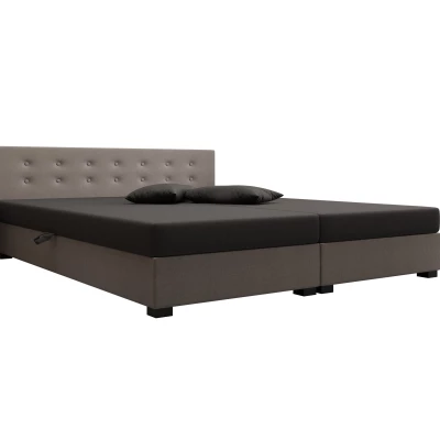 Manželská posteľ 180x200 AJKA DOUBLE 2 - šedá / svetlo šedá