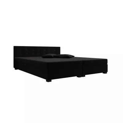 Manželská posteľ 180x200 AJKA DOUBLE 2 - čierna