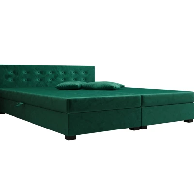 Manželská posteľ 180x200 AJKA DOUBLE 2 - zelená