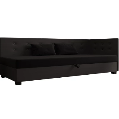 Jednolôžková posteľ 80x195 AJKA PLUS 1 - čierna / šedá