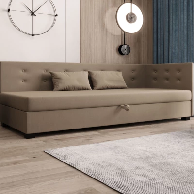 Jednolôžková posteľ 80x195 AJKA PLUS 1 - hnedá