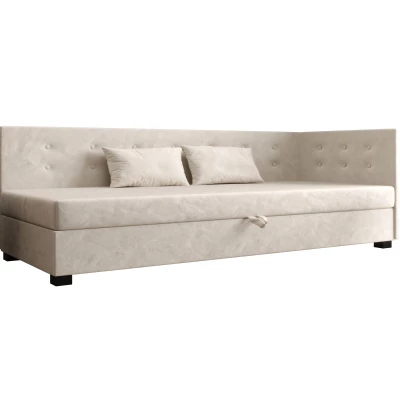 Jednolôžková posteľ 80x195 AJKA PLUS 1 - ecru