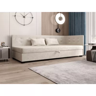 Jednolôžková posteľ 100x195 AJKA PLUS 1 - ecru