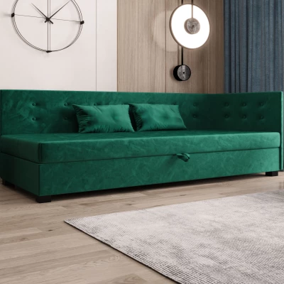 Jednolôžková posteľ 90x195 AJKA PLUS 1 - zelená