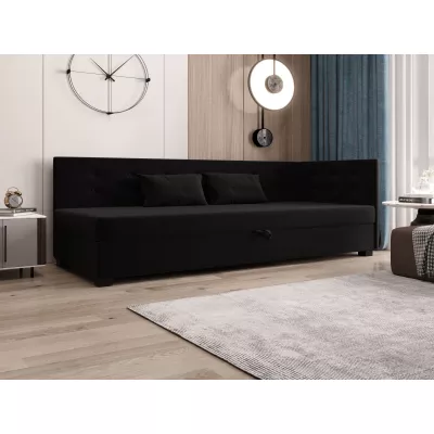 Jednolôžková posteľ 80x195 AJKA PLUS 2 - čierna