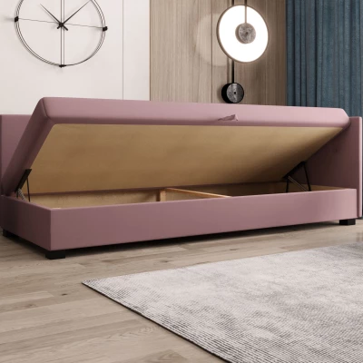 Jednolôžková posteľ 80x195 AJKA PLUS 2 - čierna