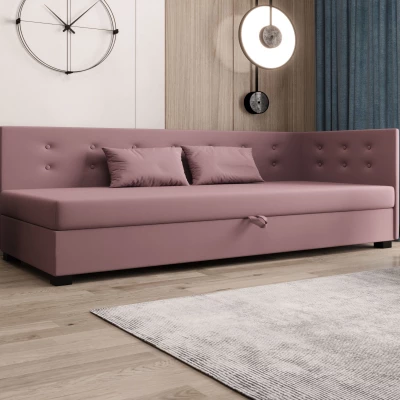 Jednolôžková posteľ 80x195 AJKA PLUS 2 - ružová