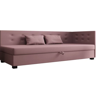 Jednolôžková posteľ 100x195 AJKA PLUS 2 - ružová