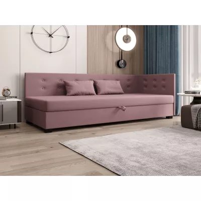 Jednolôžková posteľ 100x195 AJKA PLUS 2 - ružová