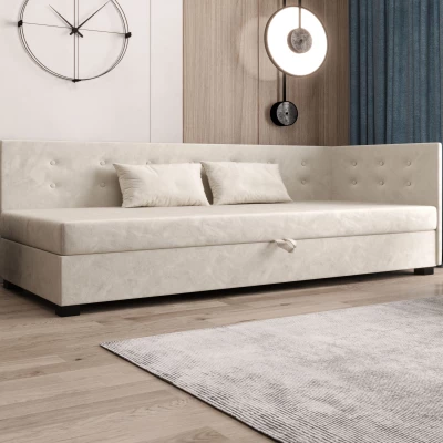 Jednolôžková posteľ 80x195 AJKA PLUS 2 - ecru