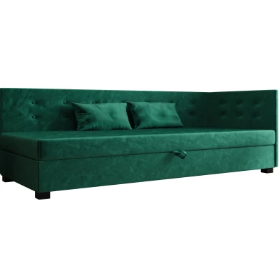 Jednolôžková posteľ 110x195 AJKA PLUS 2 - zelená