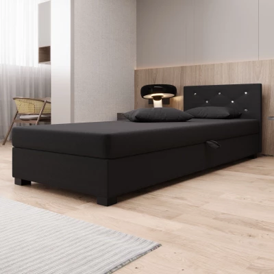 Čalúnená posteľ 100x195 MILEKA 1 - šedá