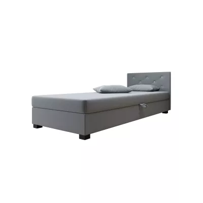 Čalúnená posteľ 120x195 MILEKA 1 - modrošedá