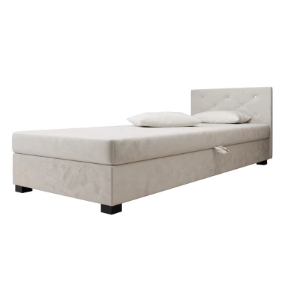 Čalúnená posteľ 100x195 MILEKA 1 - ecru