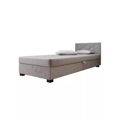 Čalúnená posteľ 100x195 MILEKA 1 - svetlo šedá