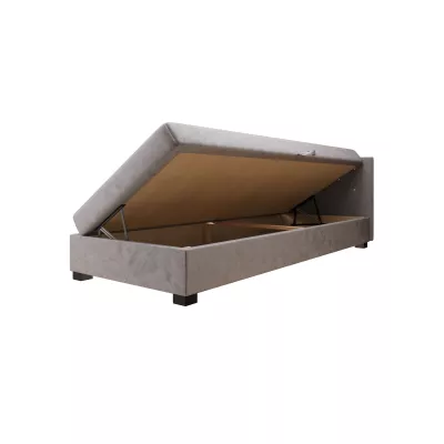 Čalúnená posteľ 100x195 MILEKA 1 - grafitová