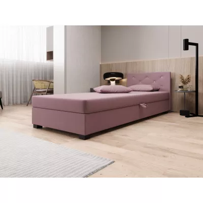 Čalúnená posteľ 100x195 MILEKA 2 - ružová