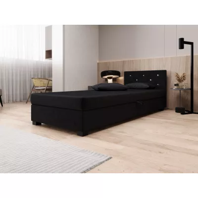 Čalúnená posteľ 120x195 MILEKA 2 - grafitová