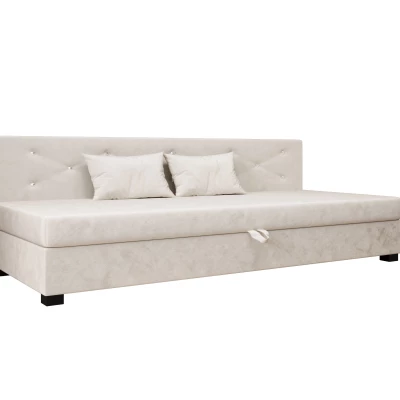 Čalúnená posteľ 120x195 MILEKA BIZ 1 - ecru