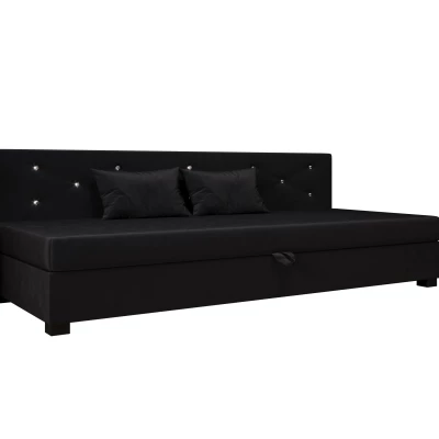 Čalúnená posteľ 100x195 MILEKA BIZ 1 - grafitová