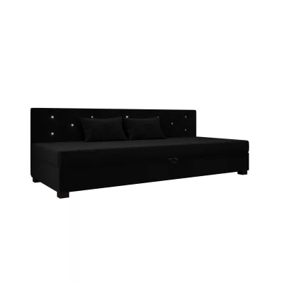 Čalúnená posteľ 120x195 MILEKA BIZ 2 - čierna