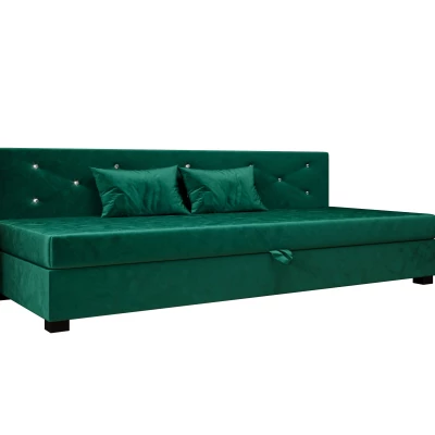 Čalúnená posteľ 120x195 MILEKA BIZ 2 - zelená