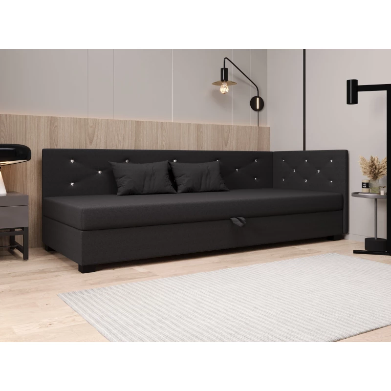 Čalúnená posteľ 80x195 MILEKA PLUS 1 - šedá