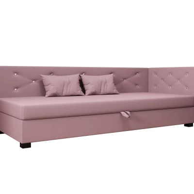 Čalúnená posteľ 80x195 MILEKA PLUS 1 - ružová