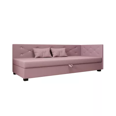 Čalúnená posteľ 80x195 MILEKA PLUS 1 - ružová