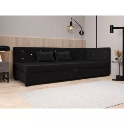 Čalúnená posteľ 120x195 MILEKA PLUS 1 - grafitová