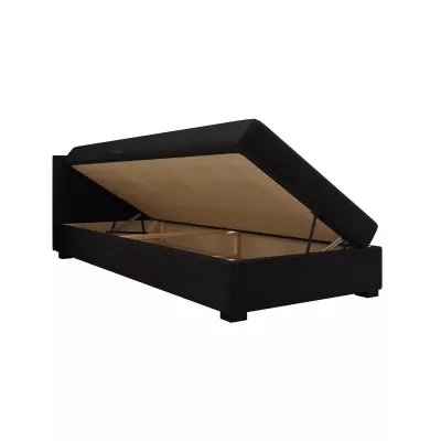 Jednolôžková posteľ 100x195 ZAJDA 2 s úložným priestorom - šedá