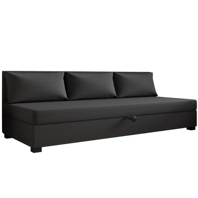 Jednolôžková posteľ 100x195 ZAJDA BIZ 2 s úložným priestorom - šedá