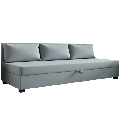 Jednolôžková posteľ 120x195 ZAJDA BIZ 2 s úložným priestorom - modrošedá