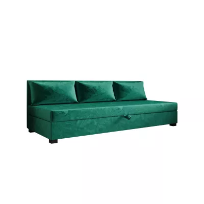 Jednolôžková posteľ 120x195 ZAJDA BIZ 2 s úložným priestorom - zelená