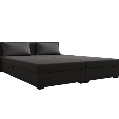 Manželská posteľ 180x200 ZAJDA DOUBLE 1 s úložným priestorom - šedá