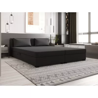 Manželská posteľ 180x200 ZAJDA DOUBLE 1 s úložným priestorom - šedá