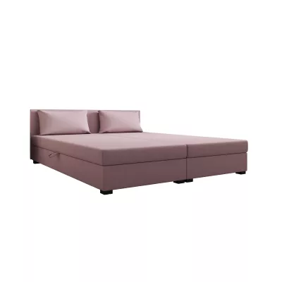 Manželská posteľ 180x200 ZAJDA DOUBLE 2 s úložným priestorom - ružová