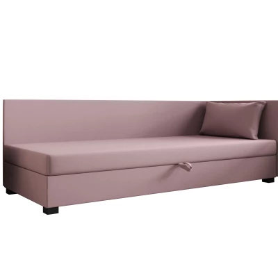 Jednolôžková posteľ 120x195 ZAJDA PLUS 1 s úložným priestorom - ružová