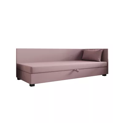 Jednolôžková posteľ 120x195 ZAJDA PLUS 1 s úložným priestorom - ružová