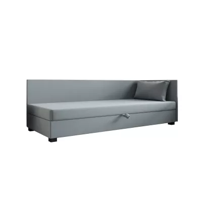 Jednolôžková posteľ 110x195 ZAJDA PLUS 1 s úložným priestorom - modrošedá