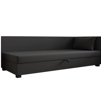 Jednolôžková posteľ 80x195 ZAJDA PLUS 2 s úložným priestorom - šedá