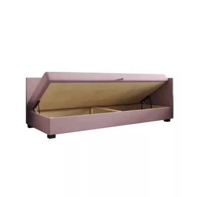 Jednolôžková posteľ 90x195 ZAJDA PLUS 2 s úložným priestorom - svetlo šedá