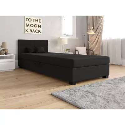 Jednolôžková čalúnená posteľ 80x195 LOCIKA 1 - šedá