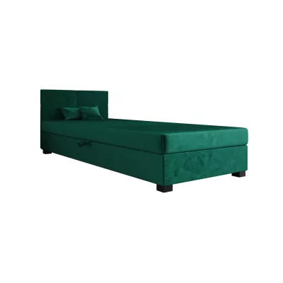 Jednolôžková čalúnená posteľ 100x195 LOCIKA 1 - zelená