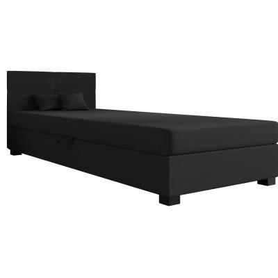 Jednolôžková čalúnená posteľ 80x195 LOCIKA 2 - šedá