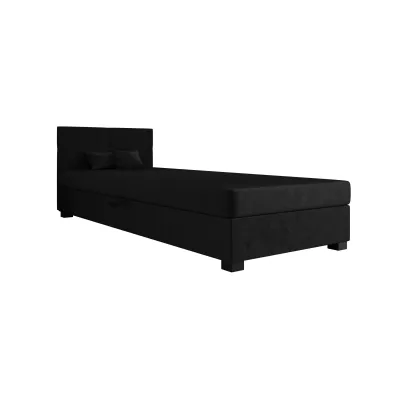 Jednolôžková čalúnená posteľ 80x195 LOCIKA 2 - grafitová