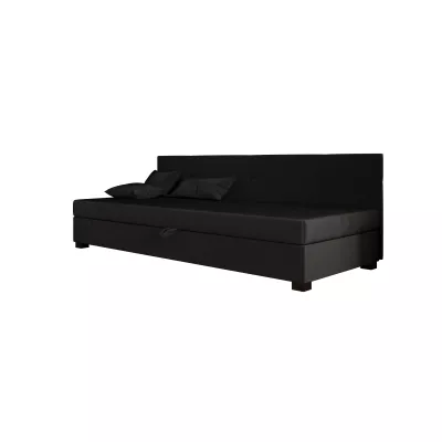 Jednolôžková čalúnená posteľ 80x195 LOCIKA BIZ 1 - grafitová