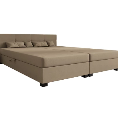 Manželská posteľ 160x200 LOCIKA DOUBLE 1 - hnedá